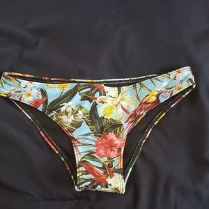Tropical Print Swimming Panty